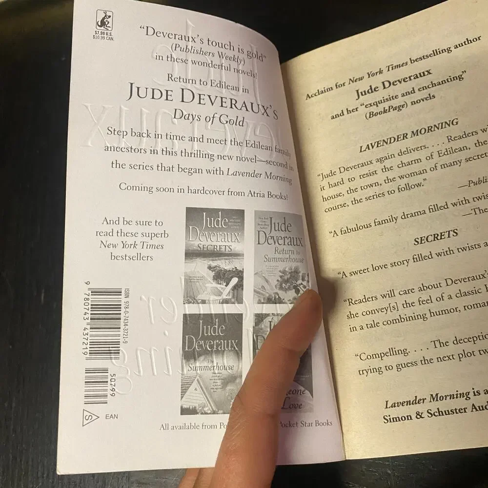 Lavender Morning by Jude Deveraux (2009, Mass Market)